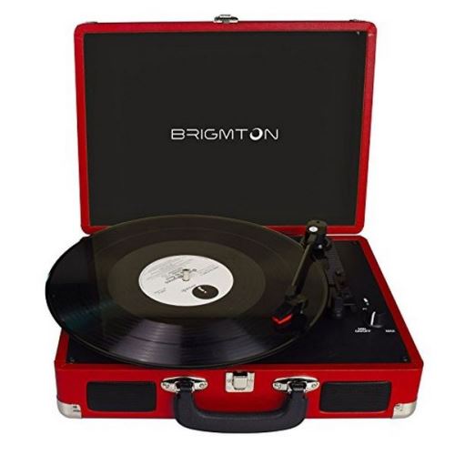 Tourne-disques BRIGMTON BTC-404 2 x 1W Rouge