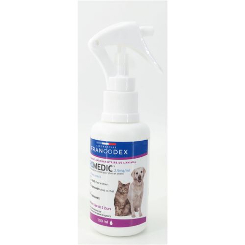 Meilleurs prix pour Spray antiparasitaire. Fipromedic 100 ml . pour chat et chien. - Francodex - FR-170361
