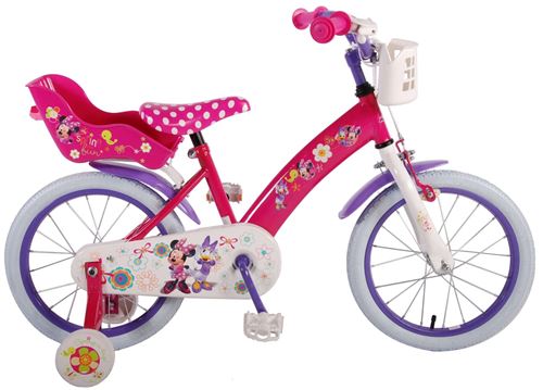 Volare Minnie Bow-Tique 16 pouces 25,4 cm Fille Frein à rétropédalage Rose