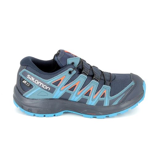 SALOMON Xa Pro 3D WP K Marine Rouge 35 Enfant