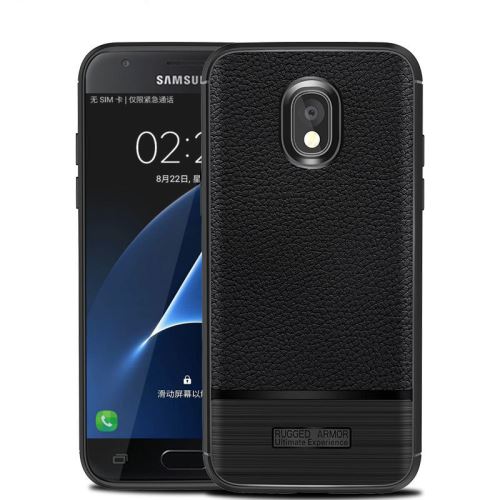 Etui Coque de protection antichoc souple pour Samsung Galaxy J7 Refine 2018 - Noir