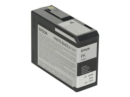 Epson T5801 - photo noire - originale - cartouche d'encre