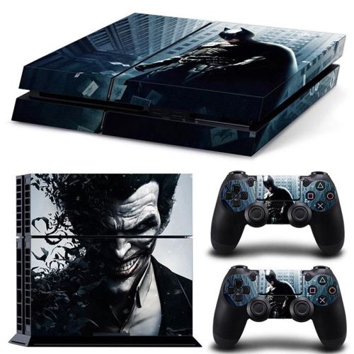 Autocollant Stickers Skin de Protection pour Console et Manette Sony Playstation PS4 - Batman #24