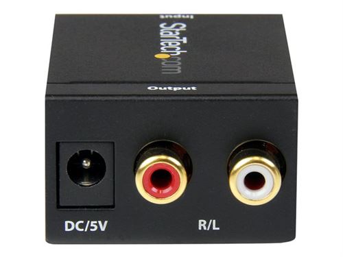 15€ sur Convertisseur Audio Numérique Optique Coaxial Toslink vers  Analogique Audio Convertisseur Stéréo RCA L/R Adaptateur AC1219 -  Connectique Audio / Vidéo - Achat & prix