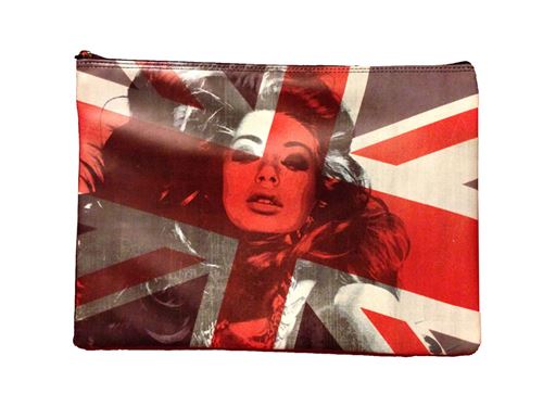 Housse universelle Destroy Pop pour ordinateurs portables 13 pouces édition limitée UK GIRL