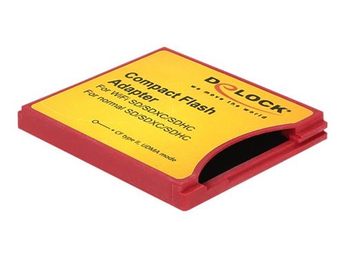 Delock - Adaptateur de carte (SD, SDHC, SDXC) - CompactFlash