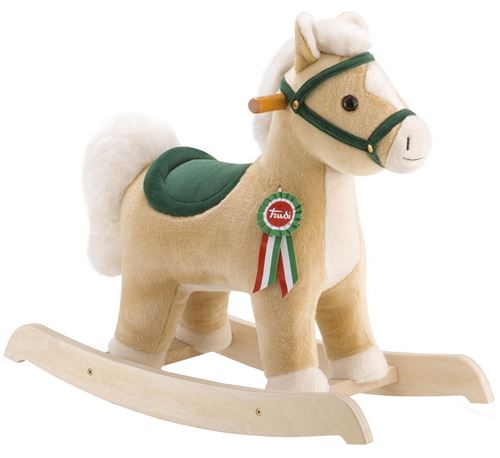 Trudi à bascule cheval brun clair 70 cm