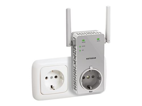 NETGEAR AC750 WiFi Range Extender EX3800 - Extension de portée Wifi - Wi-Fi 5 - 2.4 GHz, 5 GHz