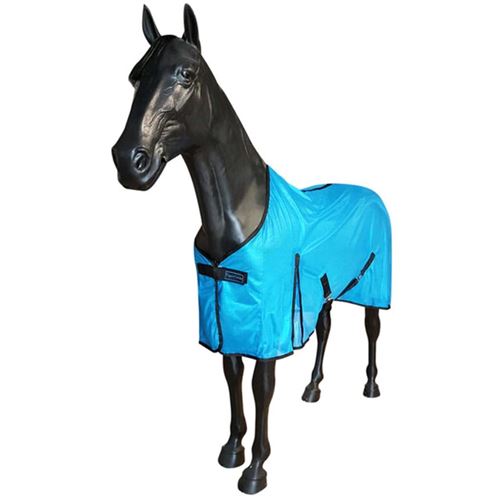 EQUITHÈME Couverture anti-mouches Eclat 160 cm Bleu vif 400073653