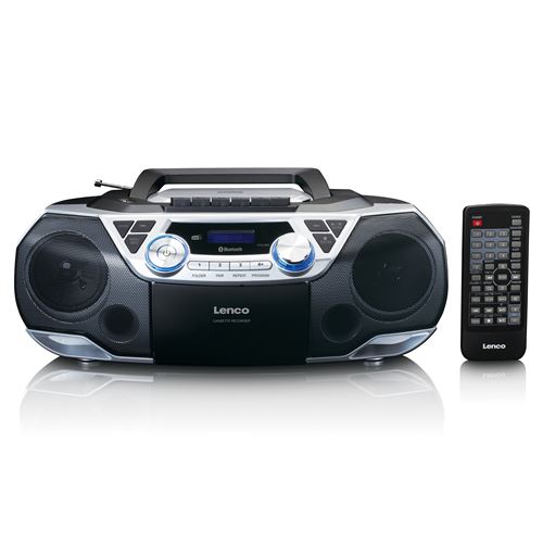 Radio DAB+ Lenco SCD-720SI Bluetooth Casette CD Gris