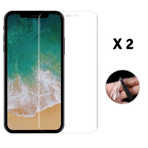 Lot de 2 Films Protection pour iPhone 11 - Protecteur Ecran en Plastique Ultra Resistant Anti Rayure Ultra Mince Phonillico®