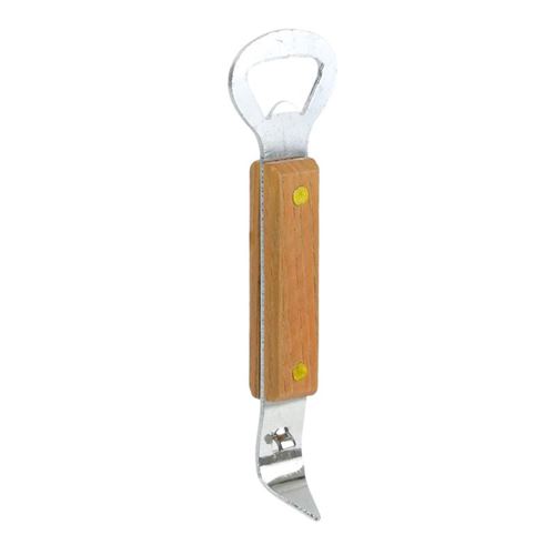 Paris Prix - Décapsuleur & Ouvre Bocal bottle 15cm Naturel
