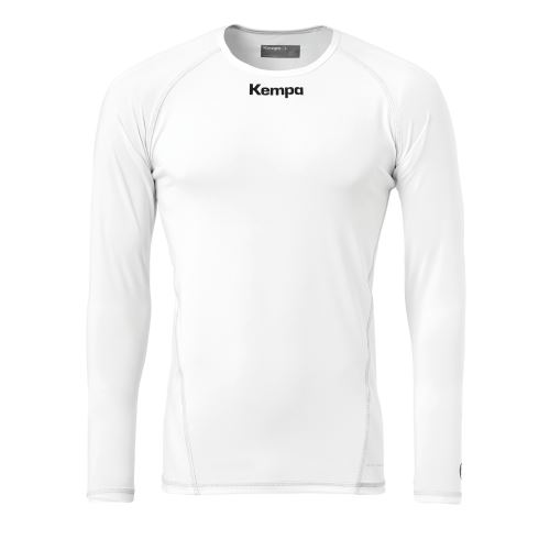 Maillot de compression ML Junior Kempa Attitude-blanc-152 Blanc