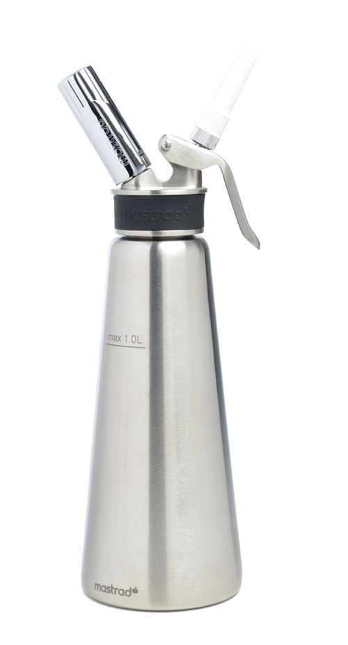 Mastrad - Siphon inox professionnel 1l