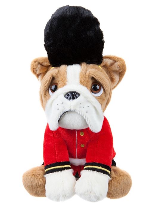 Kamparo chien peluche en peluche Bulldog as Royal Guard 20 cm marron