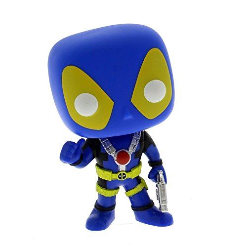 Funko POP Marvel Blue Deadpool “ X-Men Colors Blue and Yellow Suit with Thumbs Up “ FYE Exclusive