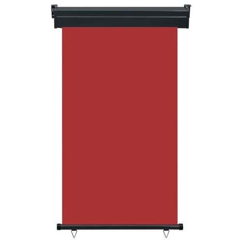 vidaXL Auvent latéral de balcon 100x250 cm Rouge