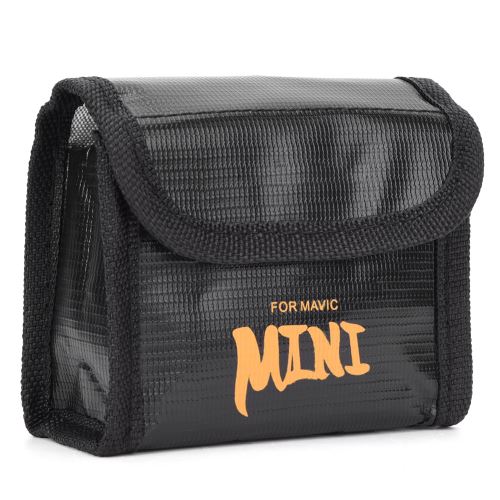 Sac de sécurité antidéflagrant de batterie au lithium pour Mavic Mini (noir)