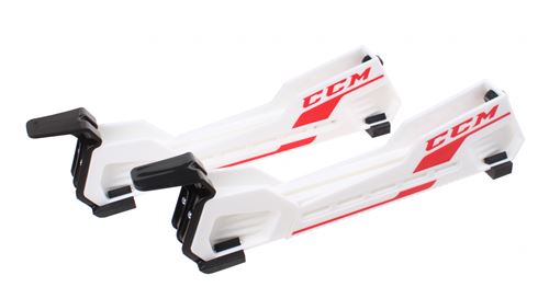 CCM protège patins junior/unisexe plastique blanc taille 30 à 47