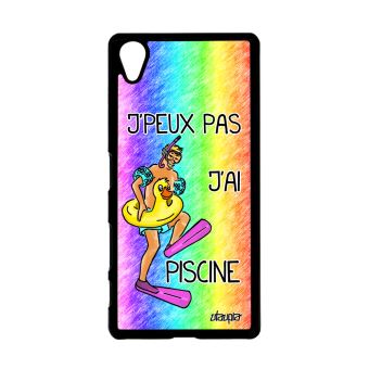 Avoir Images Coque Sony Xperia X J Peux Pas J Ai Piscine Dessin Portable Humour le plus cool par