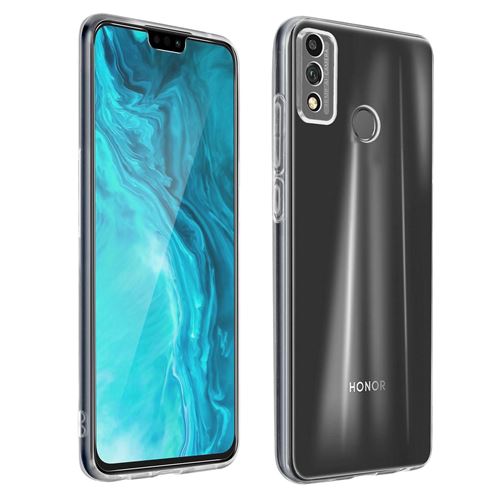 Coque pour Honor 9X Lite Souple et Film Verre Trempé Dureté 9H Transparent
