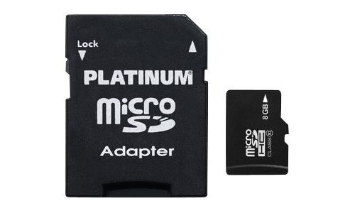 BestMedia Platinum - carte mémoire flash - 8 Go - microSDHC