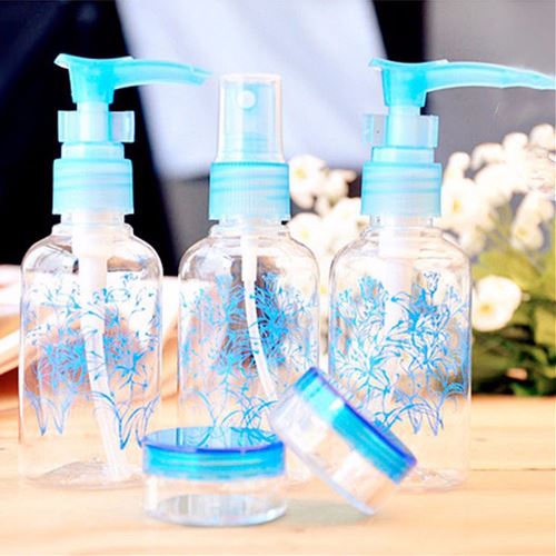 5PCS Flacon Vide Distributeur Bouteille Voyage