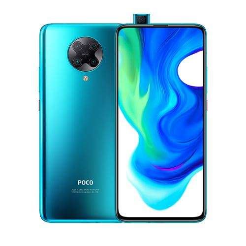 Xiaomi POCO F2 Pro - 5G smartphone - double SIM - RAM 6 Go / Mémoire interne 128 Go - OLED display - 6.67"" - 2400 x 1080 pixels - 4x caméras arrière 64 MP, 13 MP, 5 MP, 2 MP - front camera 20 MP - Bleu néon État correct - Xiaomi reconditionné disponible sur Fnac