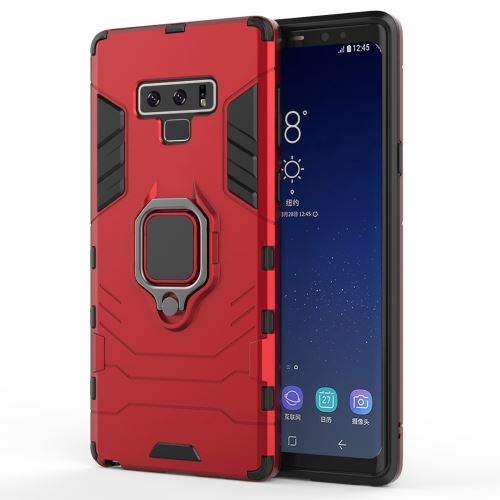 Galaxy Note9 Coque Protection Plastique Combinaison Magnétique Rouge Als90703
