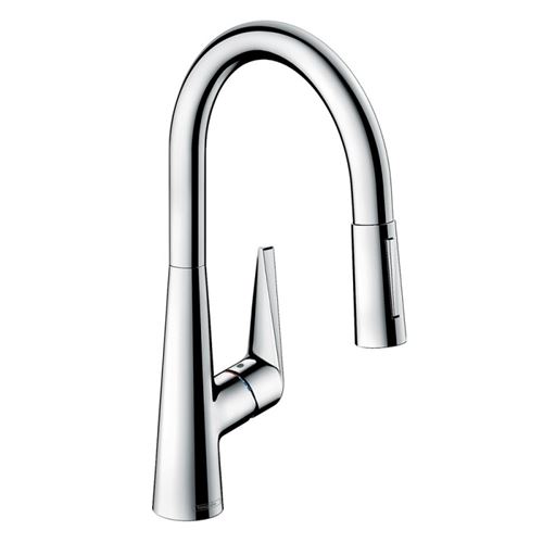 Robinet de cuisine avec douchette HANSGROHE Talis M51 200 2 jets chromé