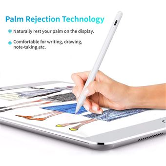 Stylet Tactile pour iPad - Stylet Capacitif Rechargeable avec Embouts Fins  et Bouchon Rremplaçable, Crayon Actif Universel pour iPad - Stylets pour  tablette - Achat & prix