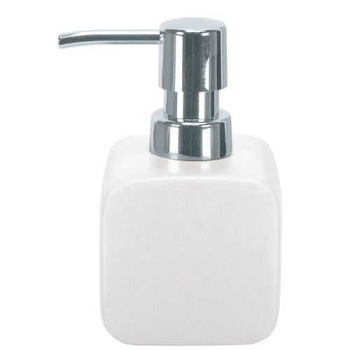 Kleine Wolke 5066100854 Cubic Distributeur de Savon en Céramique Blanc 73 x 127 mm