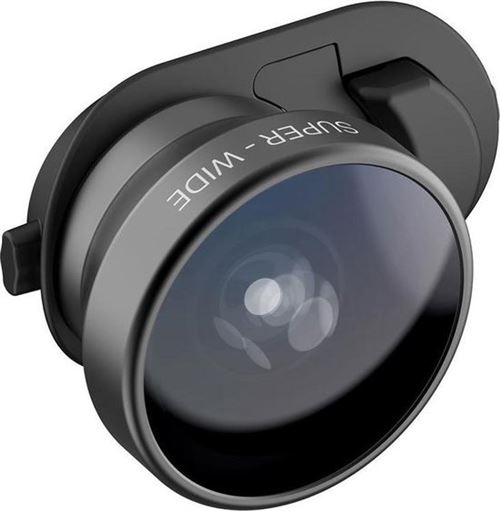 olloclip iPhone XS Max - Téléobjectif avec Fish-Eye, macro et grand-angle pour téléphone portable Apple iPhone XS Max - Noir