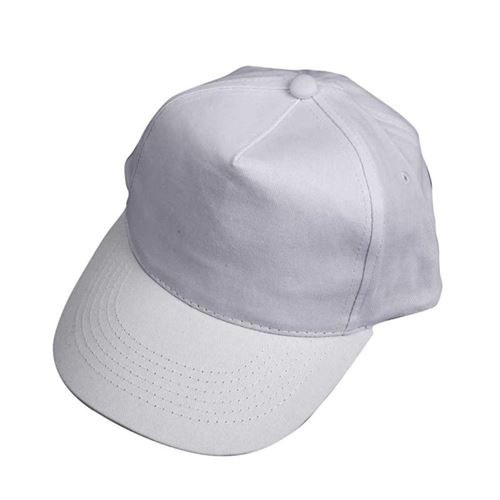 Creotime casquette de baseball 49,5-56 cm blanche