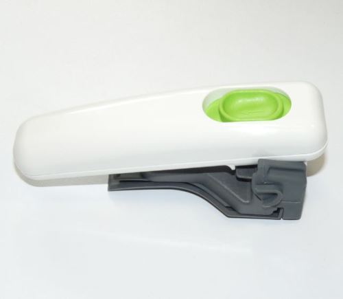 Seb Poignée Blanche + Bouton Vert + Vis