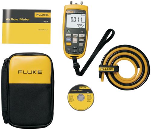 Fluke 922 Débitmètre d'air 1 ... 80 M / s 0 ... 99 999 M3 / h 0 ... + 50 ° C
