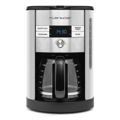 Riviera & Bar CF540A - Cafetière - 18 tasses - inox satiné