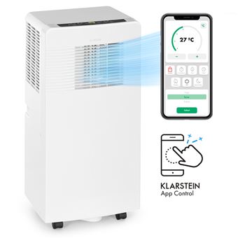 Klarstein Iceblock Ecosmart 7 climatiseur 3-en-1 7000 BTU Contrôle par application blanc - 1