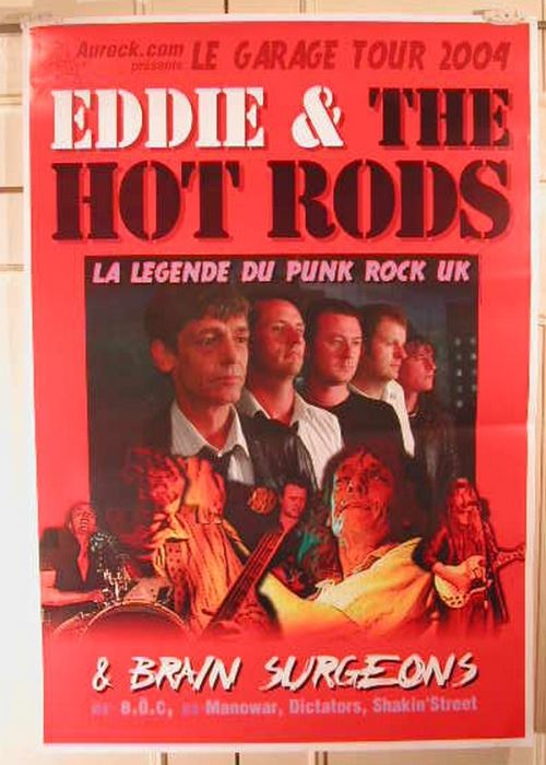Eddie & the Hot Rods - 70x100 cm - AFFICHE / POSTER