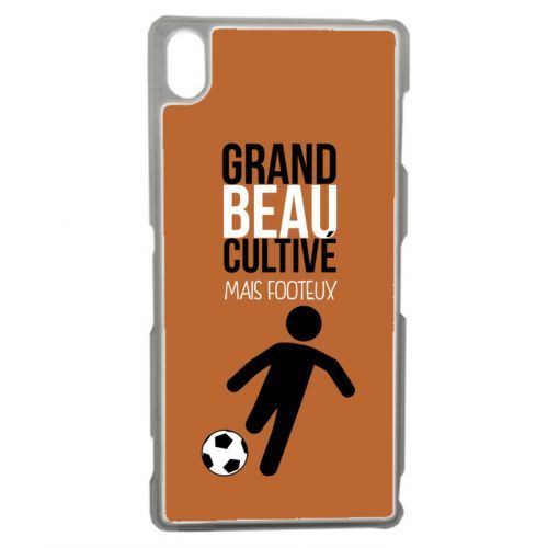 Coque transparente sony z3 grand beau cultiv mais footeux 8
