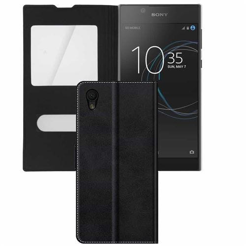 Etui Décrochage Appel pour SONY XPERIA L1 - Noir