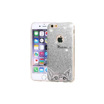 coque iphone 8 paillette argent coque iphone 8 paillette argent