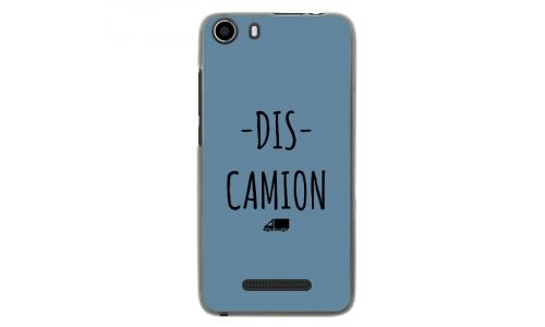 Coque souple pour Wiko Lenny 2 avec impression Motifs Dis Camion bleu