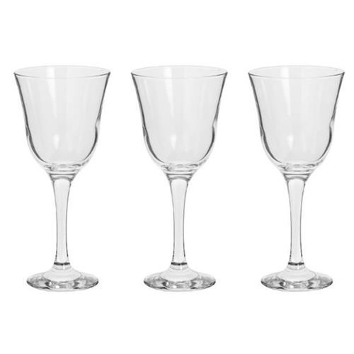 Lot de 3 Verres à Eau Flavie 29cl Transparent