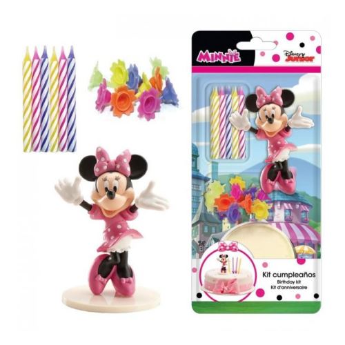 set pvc minnie + bougies anniversaire - 303001