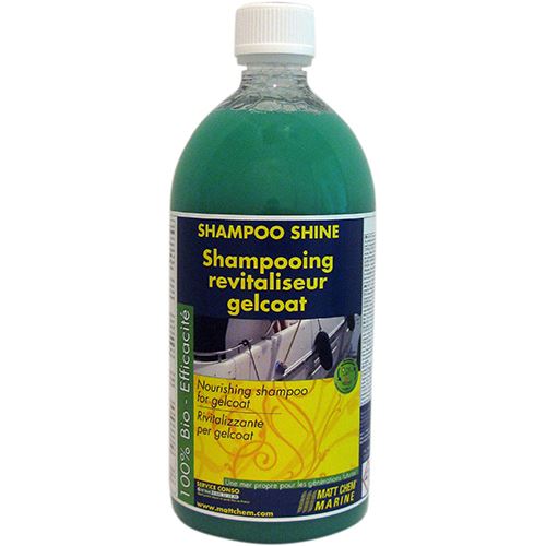 SHAMPOO SHINE - Shampooing revitaliseur gel coat - bidon de 1 litre