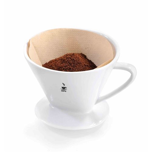 Gefu Filtre à café porcelaine taille 101 SANDRO Blanc
