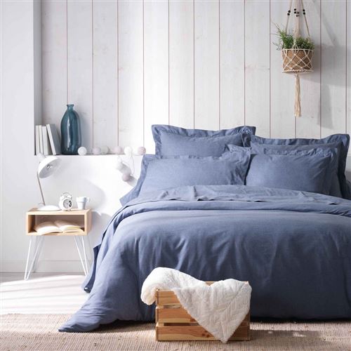 Housse de couette Actually bleu 140x200 cm