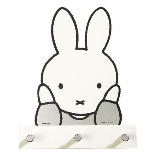 Portemanteau Miffy Argent