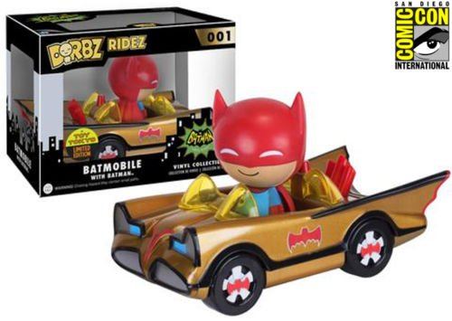 Funko Dorbz Rides 001 Gold Batmobile (SDCC Toy Tokyo 2016 Exclusive)